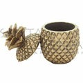 Abacaxi Porta Objeto -  Ouro Velho Ref.11735242
